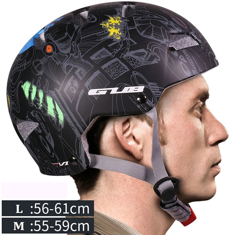 GUB V1 Professional Cycling Helmet Sports Safety Cap, Size: L(Black) - Protective Helmet & Masks by GUB | Online Shopping South Africa | PMC Jewellery | Buy Now Pay Later Mobicred