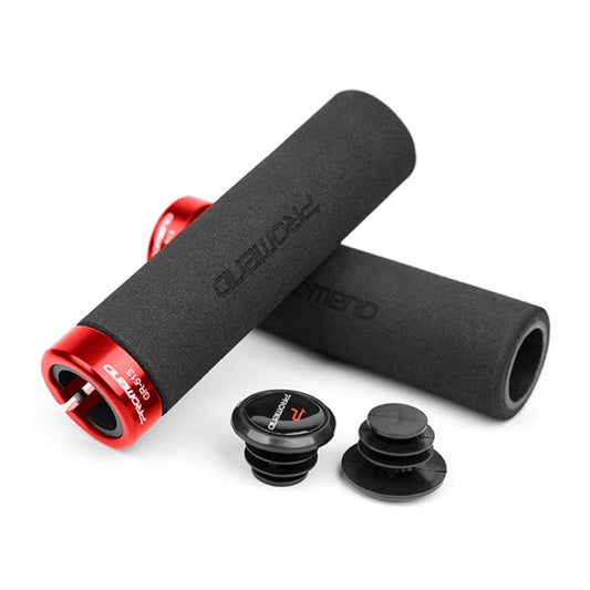 PROMEND GR-513 1 Pair Bicycle Antiskid Sweat-absorbing Sponge Grips Cover (Black Red) - Bicycle Grips by PROMEND | Online Shopping South Africa | PMC Jewellery
