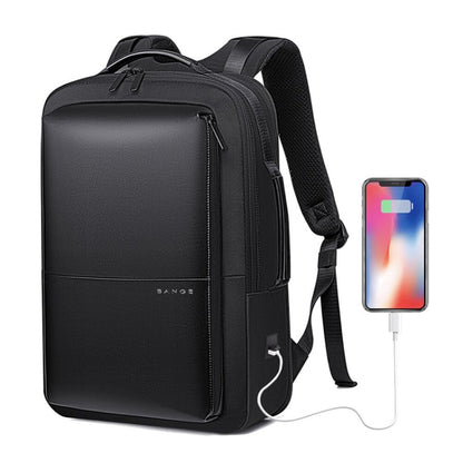 Bange BG-S53 16 inch Men Wet and Dry Separation Backpack with USB & Earphone Hole (Black) - Backpacks by BANGE | Online Shopping South Africa | PMC Jewellery