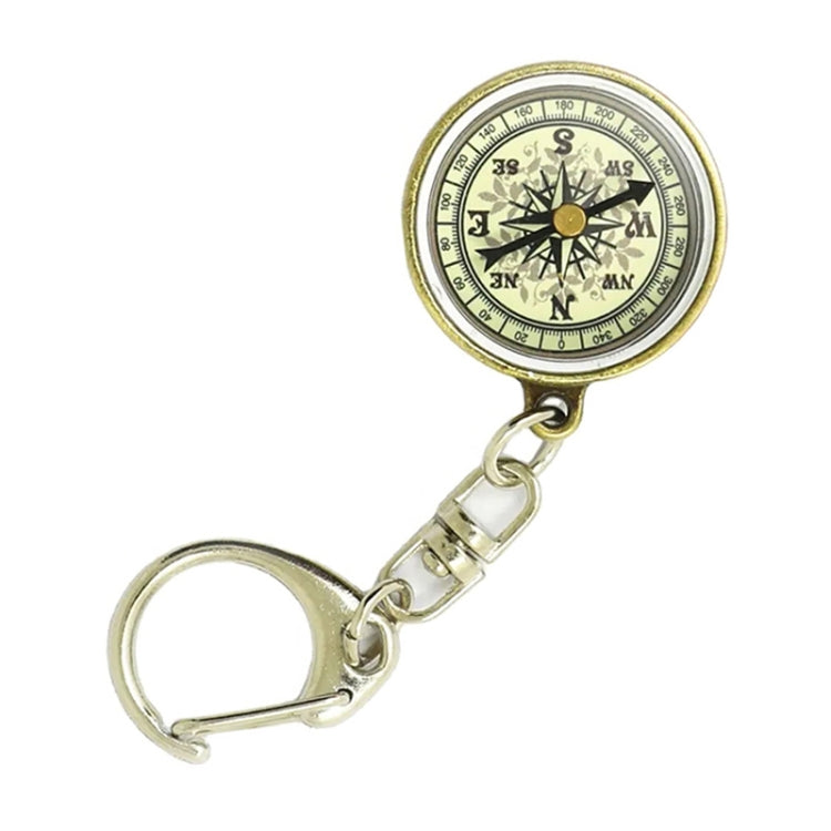 Nisa C25X Vintage Zinc Alloy Metal Compass with Keychain - Hiking Meter by PMC TechLife | Online Shopping South Africa | PMC TechLife | Buy Now Pay Later Mobicred