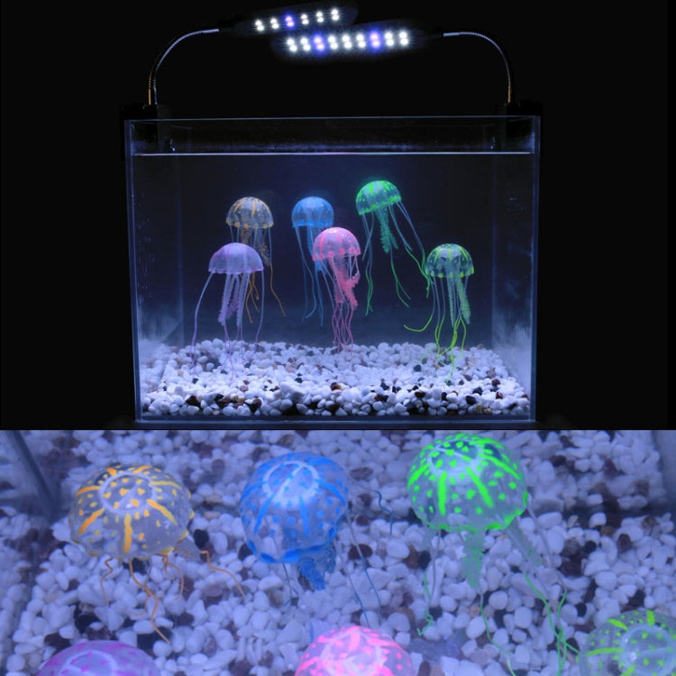 Aquarium Articles Decoration Silicone Simulation Fluorescent Sucker Jellyfish, Size: 5*17cm(Green) - free shipping - PMc TechLife - Order now!