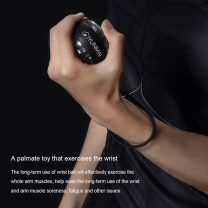 Original Xiaomi Youpin Yunmai Wrist Trainer LED Gyroball Essential Spinner Gyroscopic Forearm Exerciser Gyro Ball(Black) - Biceps Device by Xiaomi | Online Shopping South Africa | PMC Jewellery