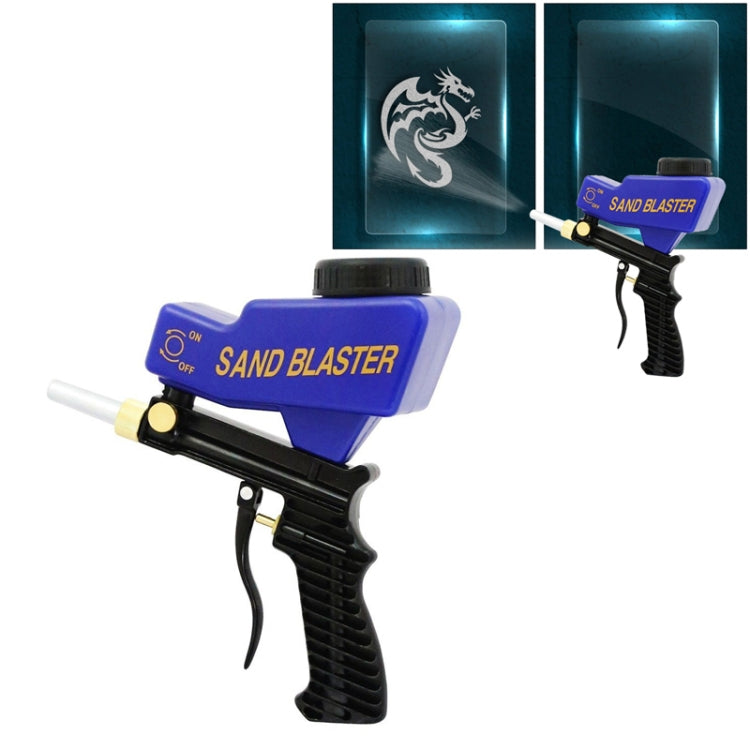 Portable Blue Gravitational Sandblasting Machine Mini Rust-proof Sandblaster Spray Mechine - Others by PMc TechLife | Online Shopping South Africa | PMc TechLife | Buy Now Pay Later Mobicred