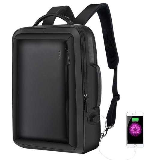 Bopai 751-006551 Large Capacity Business Casual Breathable Laptop Backpack with External USB Interface, Size: 30 x 12 x 44cm(Black) - Backpack by Bopai | Online Shopping South Africa | PMC Jewellery | Buy Now Pay Later Mobicred