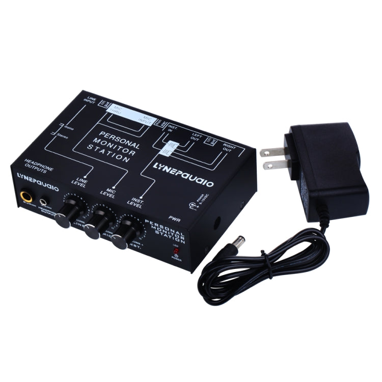 B877 3 Channel Personal Listener Headset Listening Mixer (Black) -  by PMC TechLife | Online Shopping South Africa | PMC TechLife | Buy Now Pay Later Mobicred