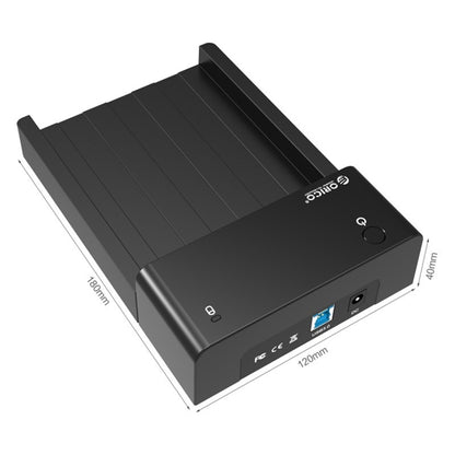 ORICO 6518US3 USB 3.0 Type-B 2.5 / 3.5 inch Tool Free HDD Docking Station External Storage Enclosure Hard Disk Box(Black) - HDD Enclosure by ORICO | Online Shopping South Africa | PMC Jewellery | Buy Now Pay Later Mobicred