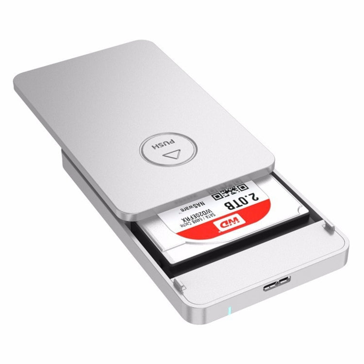 ORICO 2569S3 USB3.0 Micro-B External Hard Disk Box Storage Case for 9.5mm 2.5 inch SATA HDD / SSD(Silver) - HDD Enclosure by ORICO | Online Shopping South Africa | PMC Jewellery | Buy Now Pay Later Mobicred