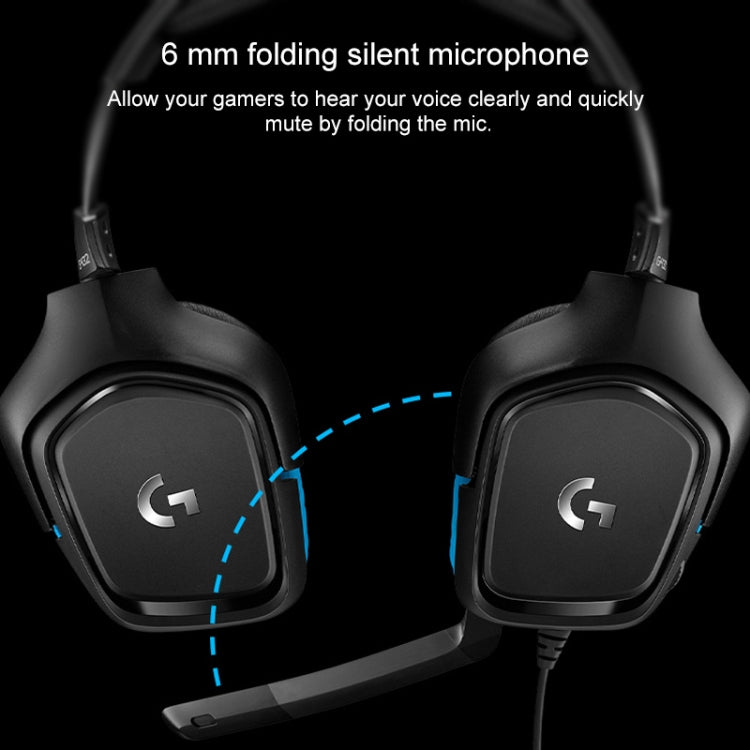 Logitech G431 Dolby 7.1 Surround Sound Stereo Folding Noise Reduction Competition Gaming Headset - free shipping - PMC Jewellery - Order now!