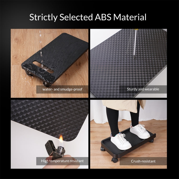 ORICO CPB1-BK-BP Computer Host Bracket with Wheels - free shipping - PMC Jewellery - Order now!