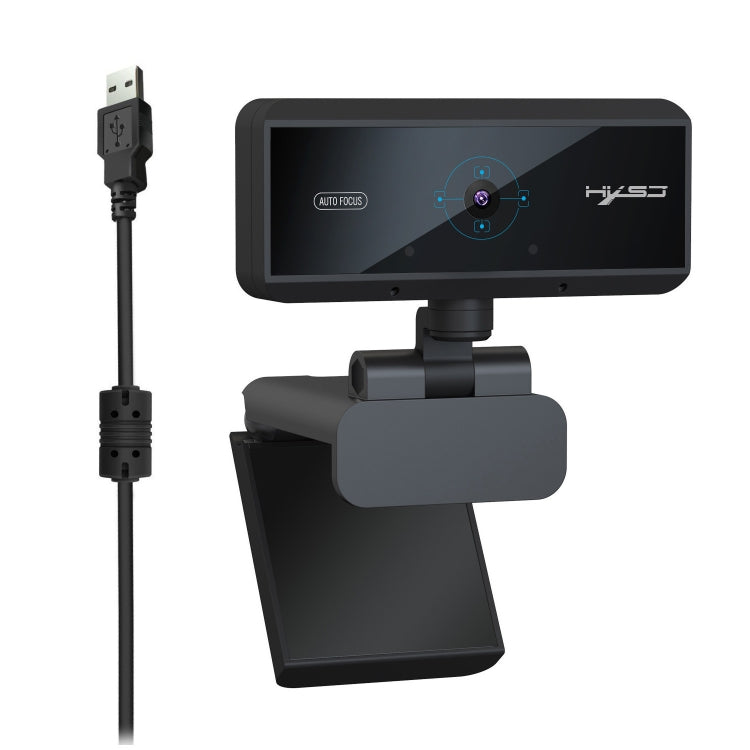 HXSJ S3 500W 1080P Adjustable 180 Degree HD Automatic Focus PC Camera with Microphone(Black) - free shipping - PMC Jewellery - Order now!