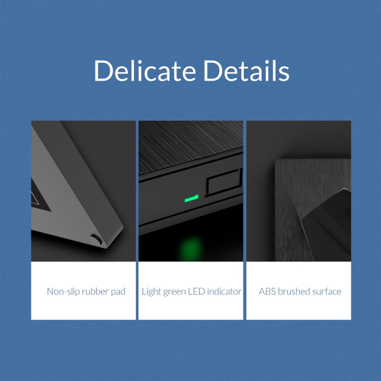 ORICO DVD-XD007 Portable USB 3.0 Interface External CD DVD Optical Drive CD/DVD-RW Recorder - free shipping - PMC Jewellery - Order now!
