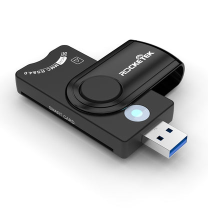 ROCKETEK CR310 USB 2.0 + TF Card + SD Card + SIM Card + Smart Card Multi-function Card Reader -  by ROCKETEK | Online Shopping South Africa | PMC Jewellery | Buy Now Pay Later Mobicred