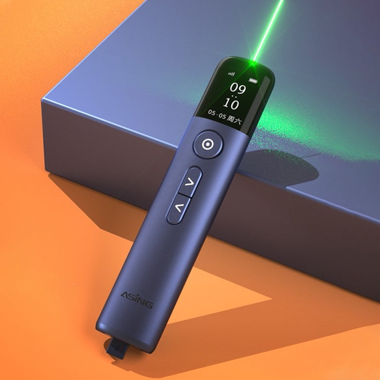 ASiNG A9 32GB Green Light Multifunctional PPT Touch Laser Page Turning Pen Wireless Presenter (Blue) -  by ASiNG | Online Shopping South Africa | PMC Jewellery | Buy Now Pay Later Mobicred