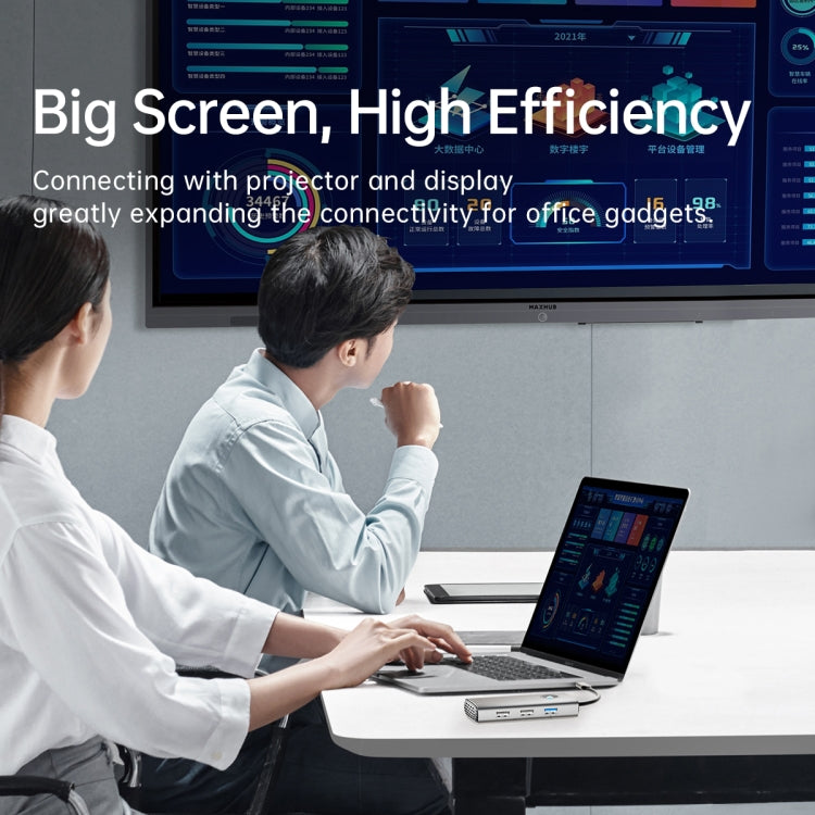 ORICO PW11-6P Type-C / USB-C 6-in-1 5Gbps Multifunction Docking Station (Silver) - free shipping - PMC TechLife - Order now!