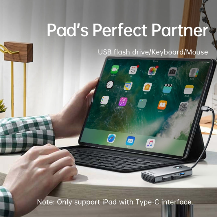 ORICO PW11-6P Type-C / USB-C 6-in-1 5Gbps Multifunction Docking Station (Silver) - free shipping - PMC TechLife - Order now!