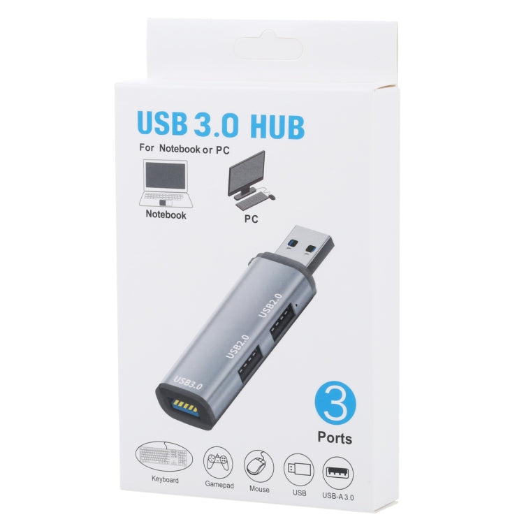 3 Ports USB 2.0 x 2 + USB 3.0 to USB 3.0 HUB Adapter - USB 3.0 by PMC TechLife | Online Shopping South Africa | PMC TechLife | Buy Now Pay Later Mobicred