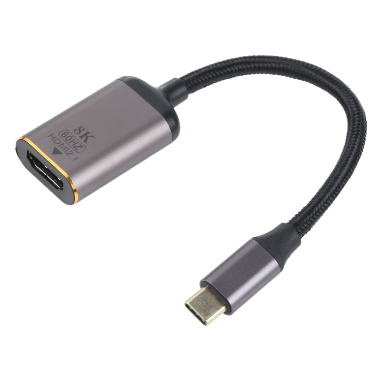 8K 60Hz HDMI Female to USB-C / Type-C Male Adapter Cable - Cable & Adapters by PMC Jewellery | Online Shopping South Africa | PMC Jewellery