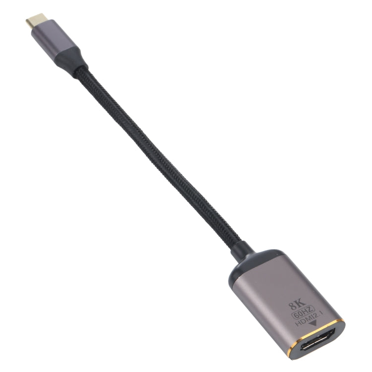 8K 60Hz HDMI Female to USB-C / Type-C Male Adapter Cable - Cable & Adapters by PMC Jewellery | Online Shopping South Africa | PMC Jewellery