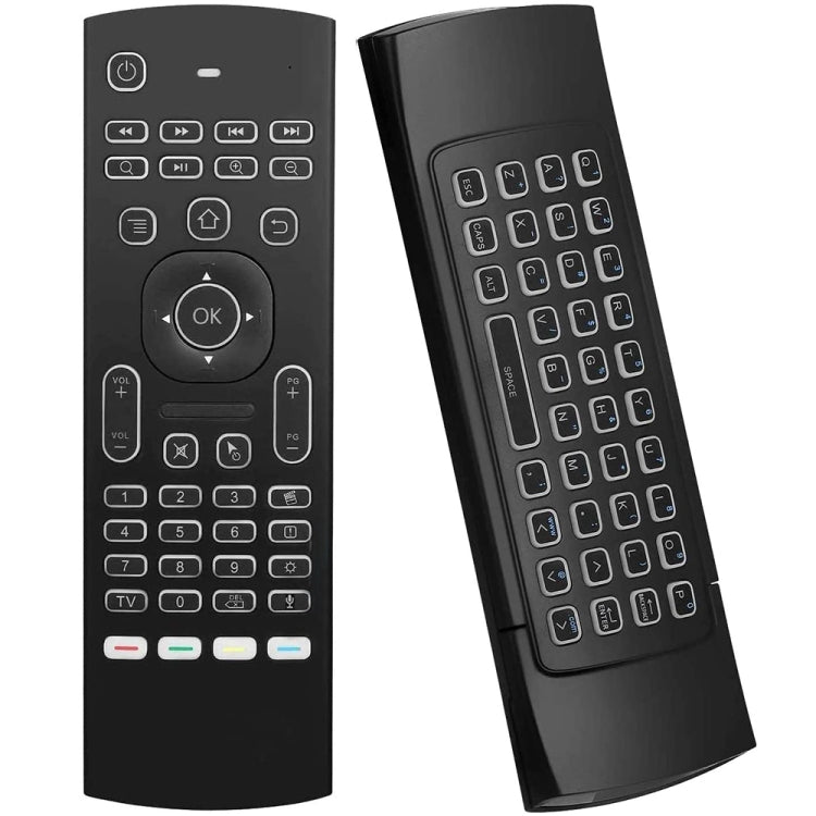 MX3-L Voice with Backlight 2.4GHz Fly Air Mouse Wireless Keyboard Remote Control - MINI PC Accessories & Gadgets by PMC Jewellery | Online Shopping South Africa | PMC Jewellery | Buy Now Pay Later Mobicred