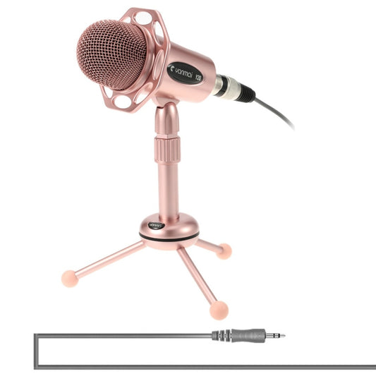 Yanmai Y20 Professional Game Condenser Microphone  with Tripod Holder, Cable Length: 1.8m, Compatible with PC and Mac for  Live Broadcast Show, KTV, etc.(Rose Gold) - Microphone by Yanmai | Online Shopping South Africa | PMC Jewellery | Buy Now Pay Later Mobicred