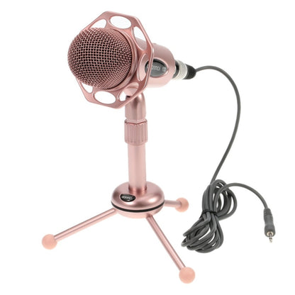 Yanmai Y20 Professional Game Condenser Microphone  with Tripod Holder, Cable Length: 1.8m, Compatible with PC and Mac for  Live Broadcast Show, KTV, etc.(Rose Gold) - Microphone by Yanmai | Online Shopping South Africa | PMC Jewellery | Buy Now Pay Later Mobicred