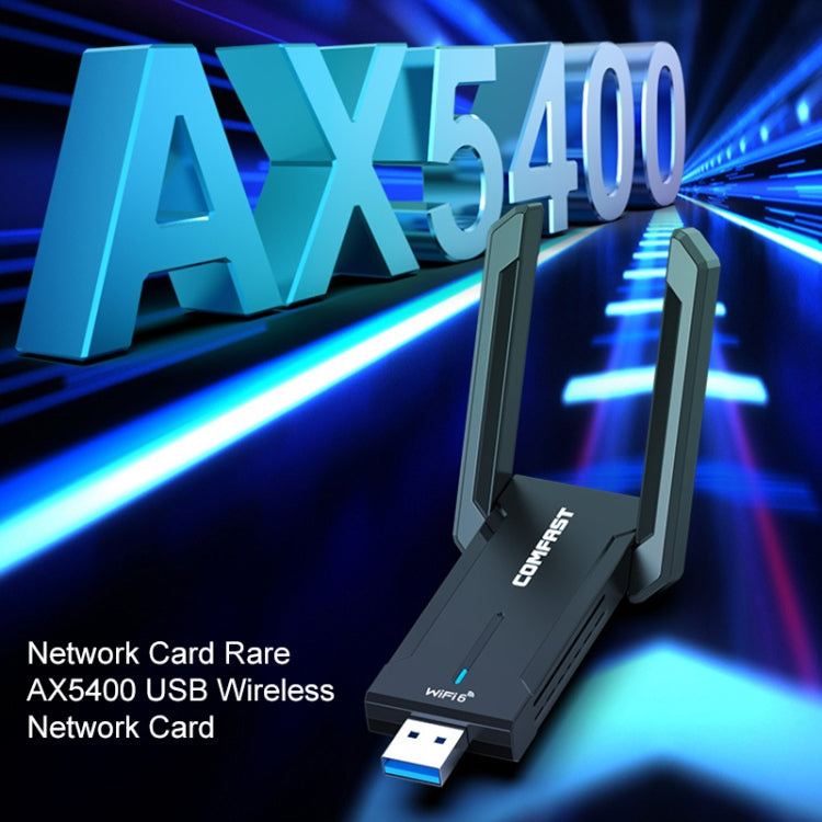 COMFAST 972AX 5400Mbps WiFi6 Free Drive USB Wireless Network Card - free shipping - PMC Jewellery - Order now!