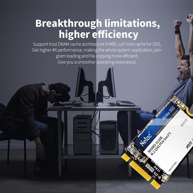 Netac N930ES 512GB M.2 2242 PCIe Gen3x2 Solid State Drive - free shipping - PMC Jewellery - Order now!