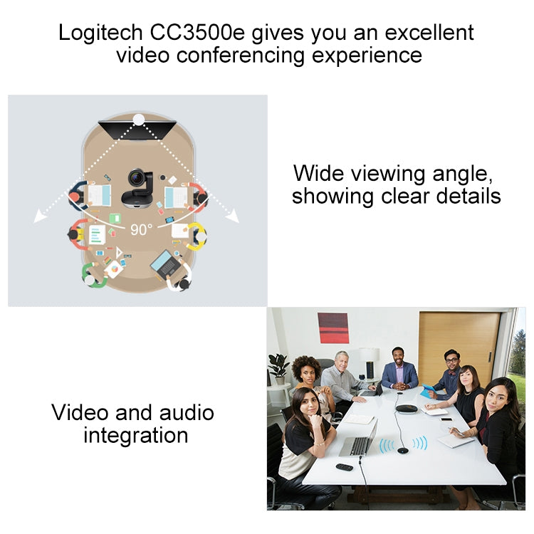 Logitech CC3500 Connect Speaker Microphone HUB Camera DIN Port Extension Cable, Cable Length: 10m (Black) - free shipping - PMC Jewellery - Order now!