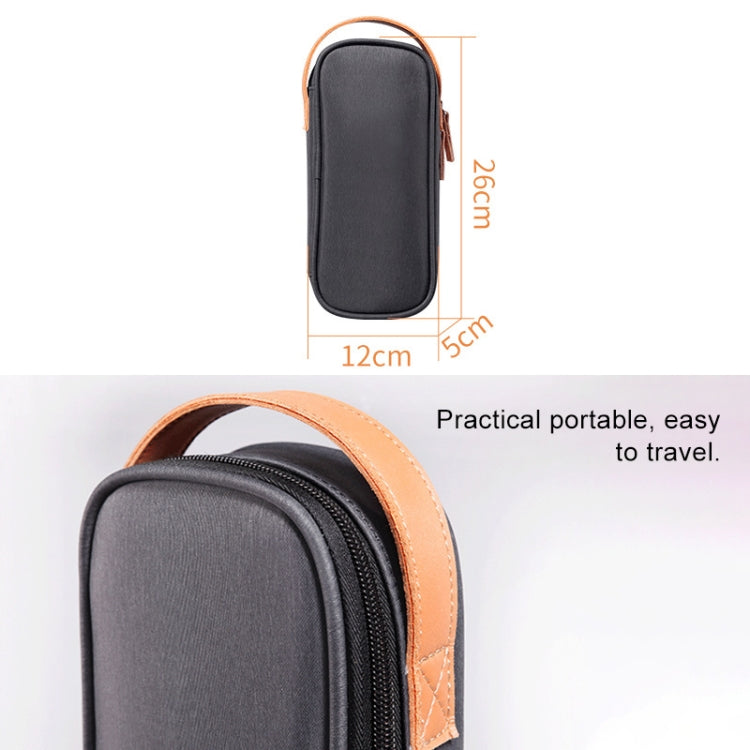 Multi-function Headphone Charger Data Cable Storage Bag, Ultra Fiber Portable Power Pack, Size: M, 16.5x6x23.5cm (Blue) - Other by PMC TechLife | Online Shopping South Africa | PMC TechLife | Buy Now Pay Later Mobicred