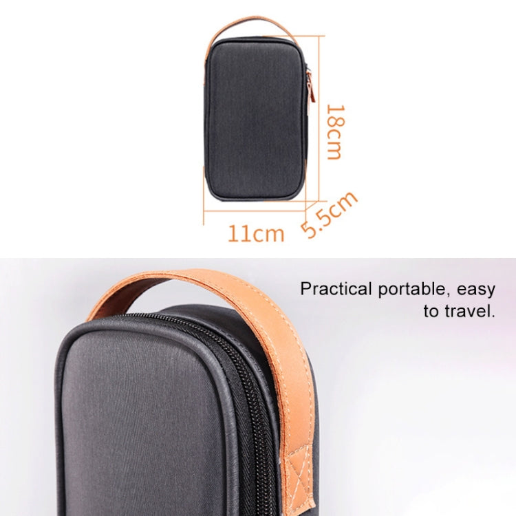 Multi-function Headphone Charger Data Cable Storage Bag, Ultra Fiber Portable Power Pack, Size: S, 11x5.5x18cm(Blue) - Other by PMC TechLife | Online Shopping South Africa | PMC TechLife | Buy Now Pay Later Mobicred