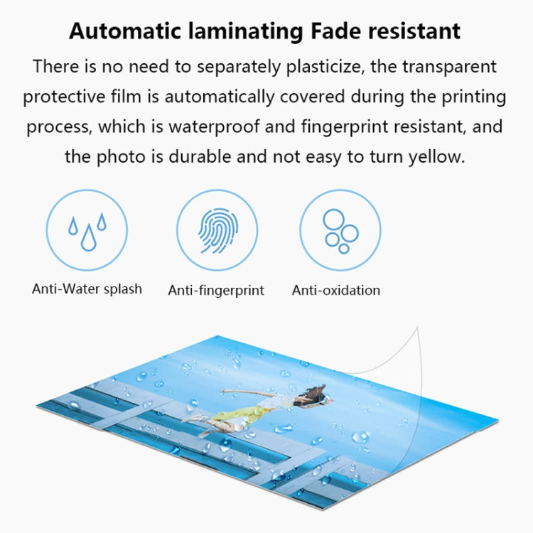 Original Xiaomi Mijia 1S Mini Automatic Pocket Photo Printer 3 inch Adhesive Photo Paper for PC5841 (White) - Printer Accessories by Xiaomi | Online Shopping South Africa | PMC Jewellery | Buy Now Pay Later Mobicred