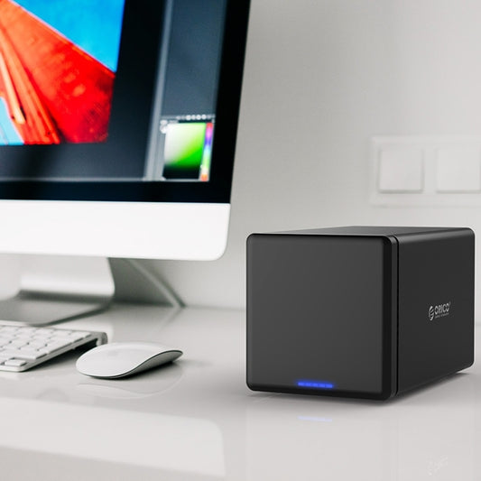 ORICO NS400-C3 4-bay USB-C / Type-C 3.1 to SATA External Hard Disk Box Storage Case Hard Drive Dock for 3.5 inch SATA HDD, Support UASP Protocol - HDD Enclosure by ORICO | Online Shopping South Africa | PMC Jewellery | Buy Now Pay Later Mobicred