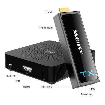 Measy W2H Mini2 60GHz Full HD 1080P Wireless 3D Transmission Kit, Transmission Distance: 30m, AU Plug - Set Top Box & Accessories by Measy | Online Shopping South Africa | PMC Jewellery | Buy Now Pay Later Mobicred