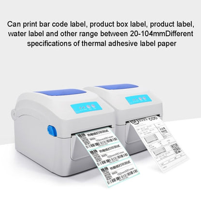 GPRINTER GP1324D Bluetooth USB Port Thermal Automatic Calibration Barcode Printer, Max Supported Thermal Paper Size: 104 x 2286mm - Printer by Gainscha | Online Shopping South Africa | PMC Jewellery | Buy Now Pay Later Mobicred