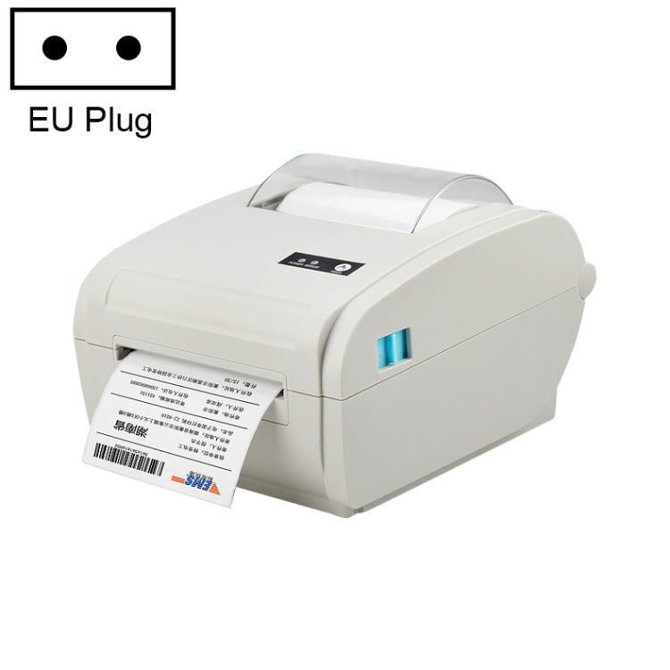 POS-9210 110mm USB +  Bluetooth POS Receipt Thermal Printer Express Delivery Barcode Label Printer, EU Plug(White) - Receipt Printers by PMC Jewellery | Online Shopping South Africa | PMC Jewellery | Buy Now Pay Later Mobicred
