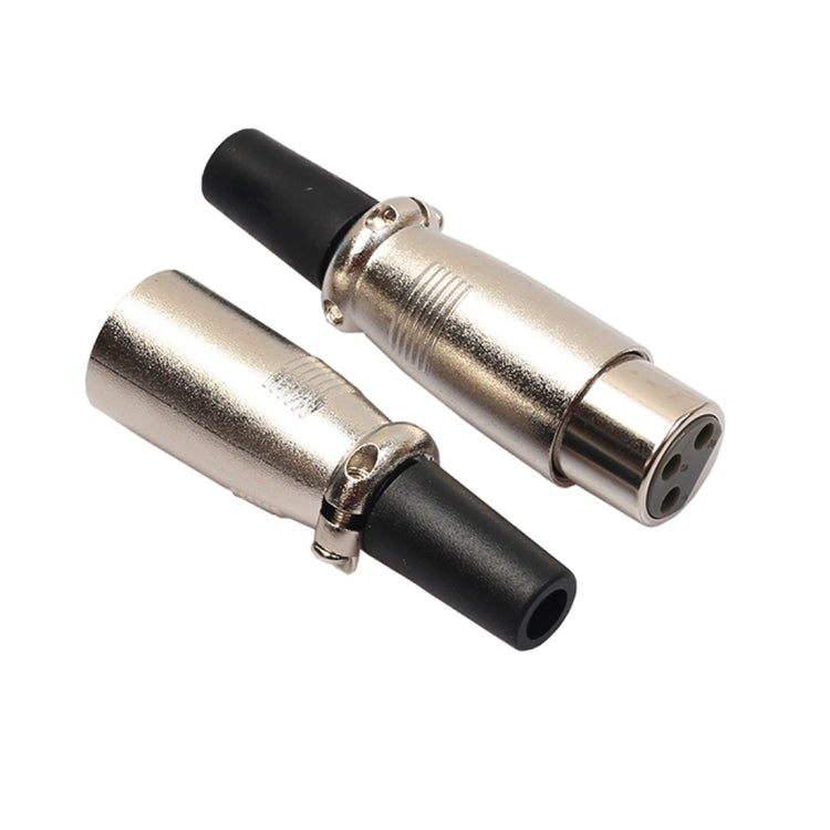 10 Pairs 3 Pin XLR Plug Male + Female Jack Mic Jack Plug Socket Connector - Microphone Audio Cable & Connector by PMC TechLife | Online Shopping South Africa | PMC TechLife | Buy Now Pay Later Mobicred