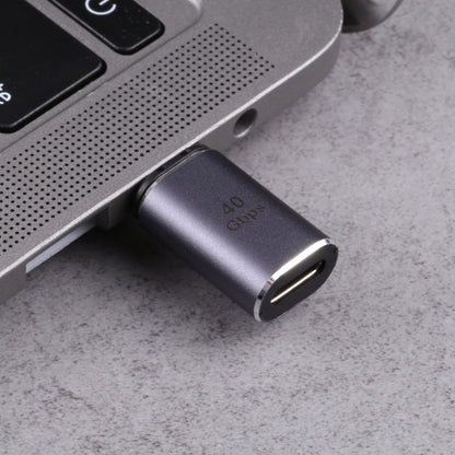 40Gbps USB-C / Type-C Male to USB-C / Type-C Magnetic Head Female Adapter - Cable & Adapters by PMC Jewellery | Online Shopping South Africa | PMC Jewellery | Buy Now Pay Later Mobicred