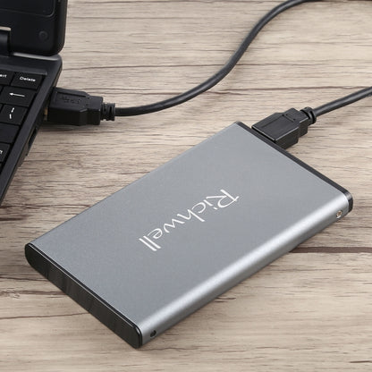 Richwell SATA R2-SATA-1TGB 1TB 2.5 inch USB3.0 Super Speed Interface Mobile Hard Disk Drive(Grey) - External Hard Drives by Richwell | Online Shopping South Africa | PMC Jewellery | Buy Now Pay Later Mobicred