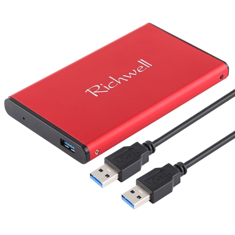 Richwell SATA R2-SATA-2TB 2TB 2.5 inch USB3.0 Super Speed Interface Mobile Hard Disk Drive(Red) - External Hard Drives by Richwell | Online Shopping South Africa | PMC Jewellery | Buy Now Pay Later Mobicred