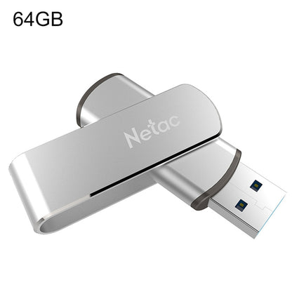 Netac U388 64GB USB 3.0 Twister Secure Encryption Flash Disk - USB Flash Drives by Netac | Online Shopping South Africa | PMC Jewellery | Buy Now Pay Later Mobicred