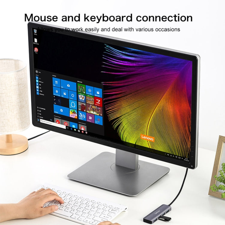 Lenovo U04 4 In 1 USB 3.0 Multi-port Converter Splitter Hub - USB HUB by Lenovo | Online Shopping South Africa | PMC Jewellery | Buy Now Pay Later Mobicred