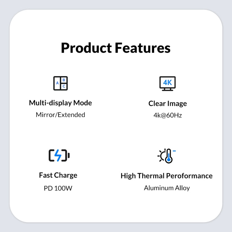 ORICO CDH-15N-GY-BP 15 in 1 Type-C HUB Docking Station - free shipping - PMc TechLife - Order now!