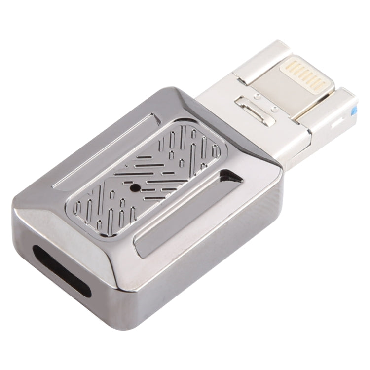 2 in 1 USB + 8 Pin to Type-C Audio Video Transmission Adapter - Converter & Adapter by PMC Jewellery | Online Shopping South Africa | PMC Jewellery | Buy Now Pay Later Mobicred