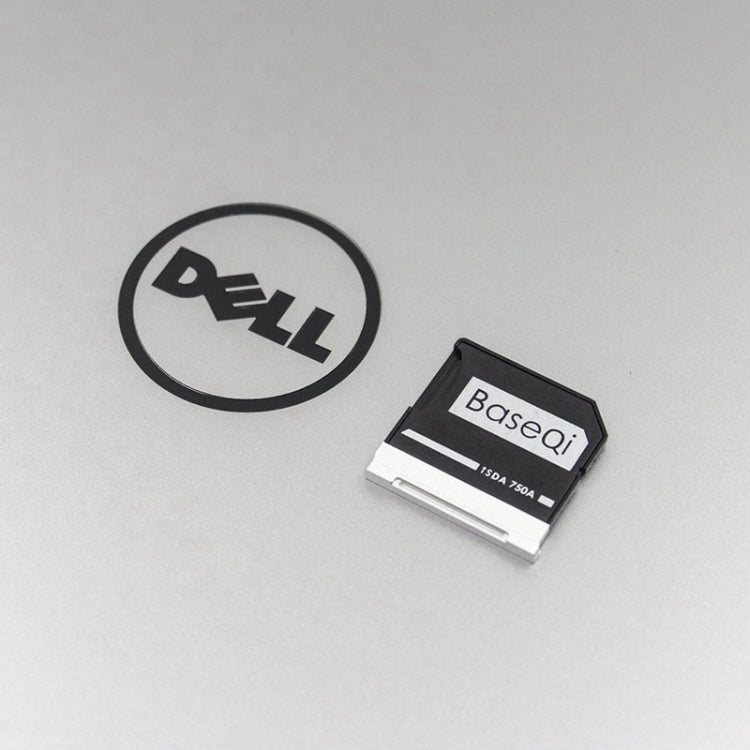 BASEQI Hidden Aluminum Alloy High Speed SD Card Case for Dell XPS 15.6 inch (9550) Laptop - Card Case by PMC Jewellery | Online Shopping South Africa | PMC Jewellery | Buy Now Pay Later Mobicred