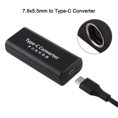 DC 7.9 x 5.5mm Power Jack Female to USB-C / Type-C Female Power Connector Adapter with 15cm USB-C / Type C Cable - Universal Power Adapter by PMC Jewellery | Online Shopping South Africa | PMC Jewellery | Buy Now Pay Later Mobicred