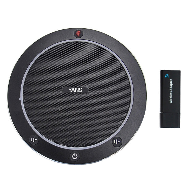YANS YS-M86 Video Conference Wireless Omnidirectional Microphone(Black) - Microphone by PMC TechLife | Online Shopping South Africa | PMC TechLife | Buy Now Pay Later Mobicred