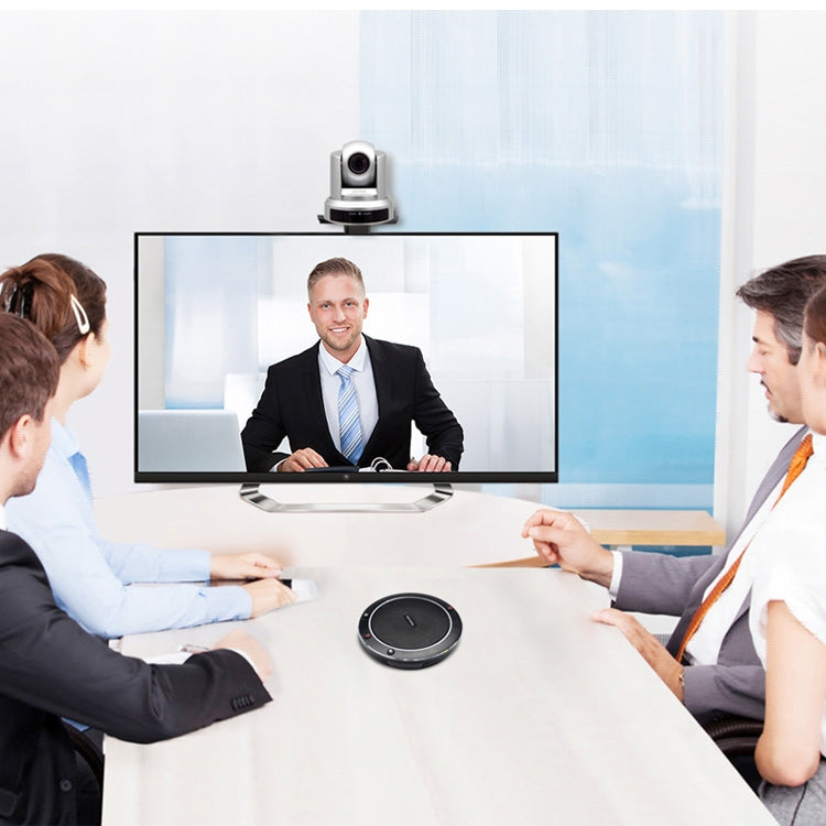 YANS YS-M86 Video Conference Wireless Omnidirectional Microphone(Black) - Microphone by PMC TechLife | Online Shopping South Africa | PMC TechLife | Buy Now Pay Later Mobicred