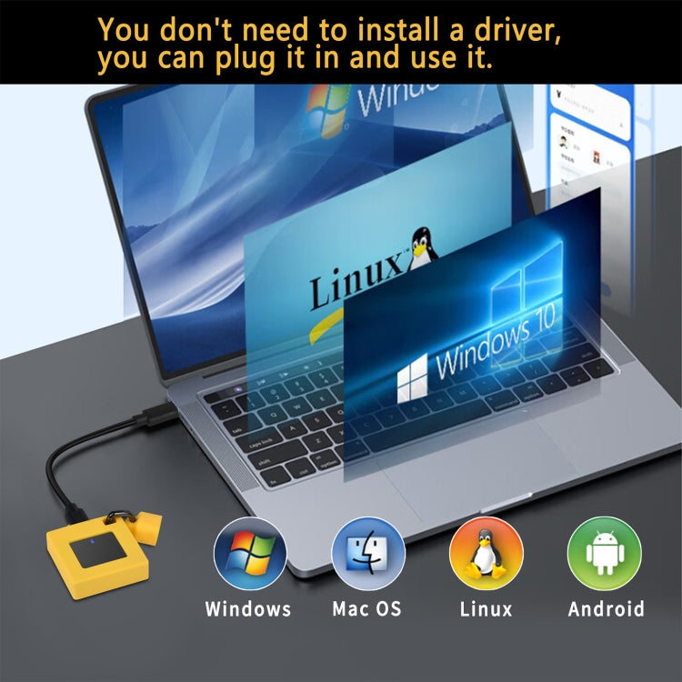 M.2 2230 NVMe External Type-C 10Gbps Hard Drive Enclosure - HDD Enclosure by PMC TechLife | Online Shopping South Africa | PMC TechLife | Buy Now Pay Later Mobicred