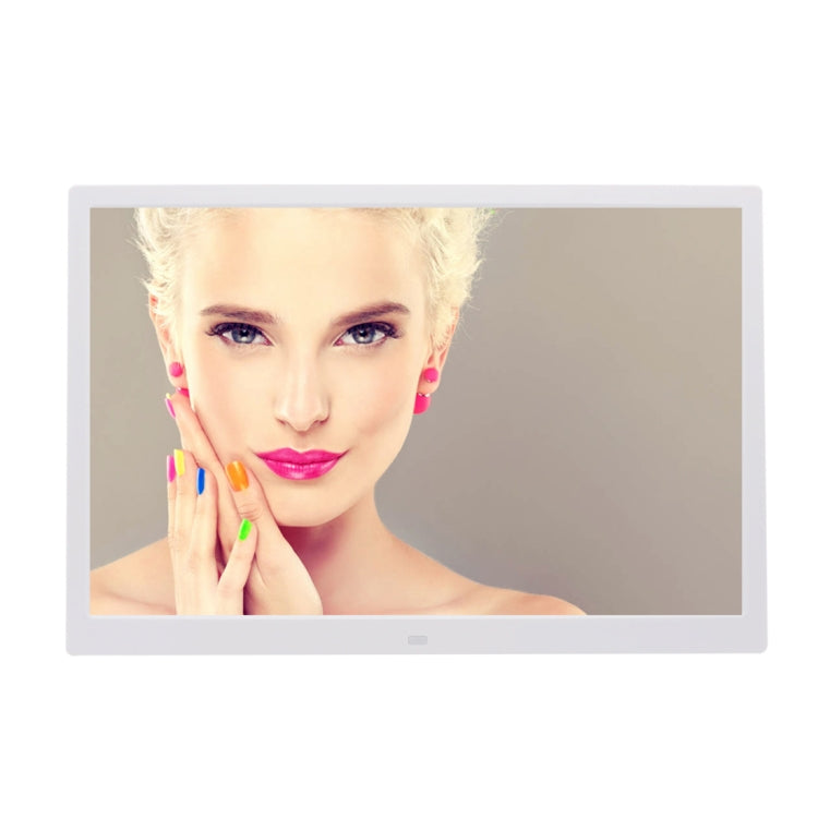17.0 inch LED Display Digital Photo Frame with Holder / Remote Control, Allwinner Technology, Support USB / SD Card Input / OTG, US/EU/UK Plug(White) - 15 inch Above by PMC TechLife | Online Shopping South Africa | PMC TechLife | Buy Now Pay Later Mobicred