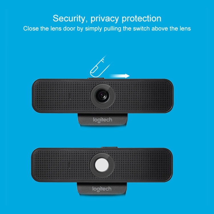 Logitech C925E 1080p HD Webcam with Integrated Security Cover(Black) - free shipping - PMC Jewellery - Order now!